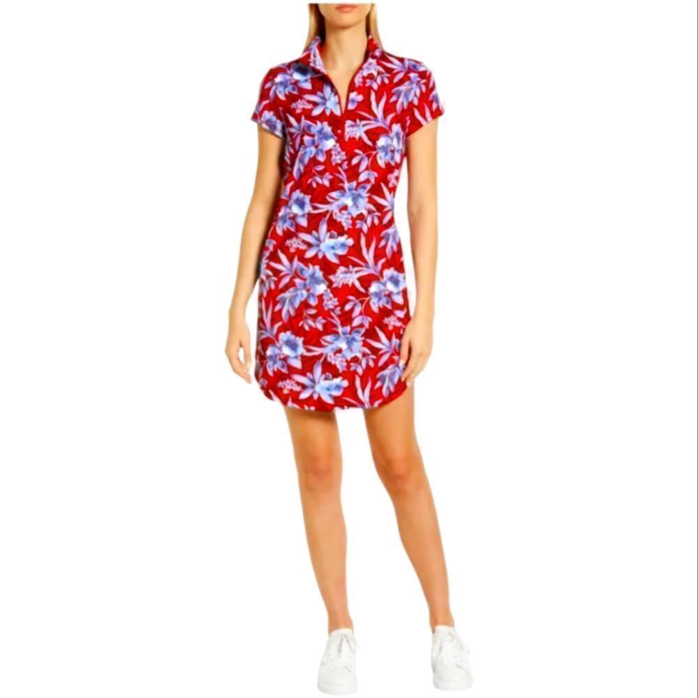 Tommy Bahama Aubrey floral flirti sheath dress, large
